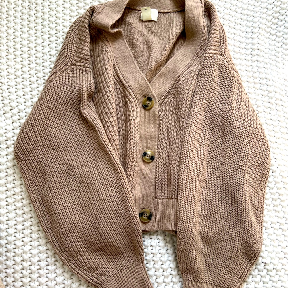 Button up sweater